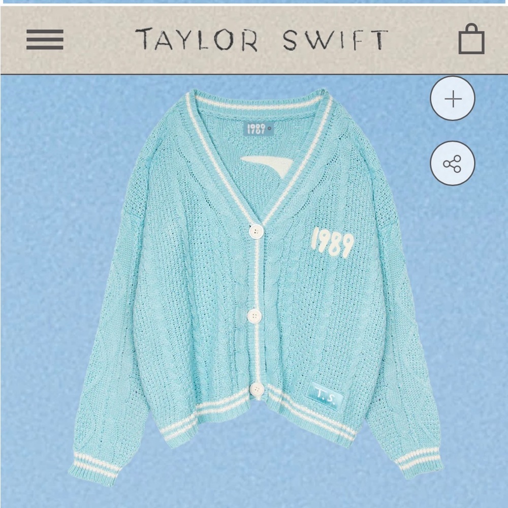 Official Taylor Swift 1989 Cardigan